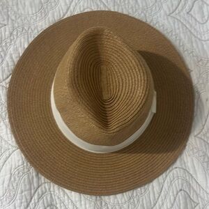 H&M Straw Fedora Hat